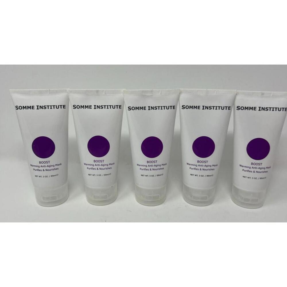 5X LOT Somme Institute BOOST 3oz Warming Anti-Aging Mask Purifies Nourishes J162